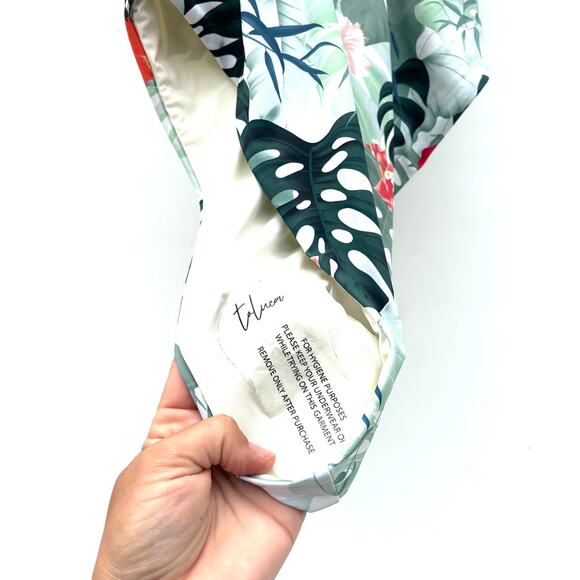 Toluca Artemis One Piece Bathing Suit Tropical Cheeky High Cut Large Tropical - Picture 8 of 10